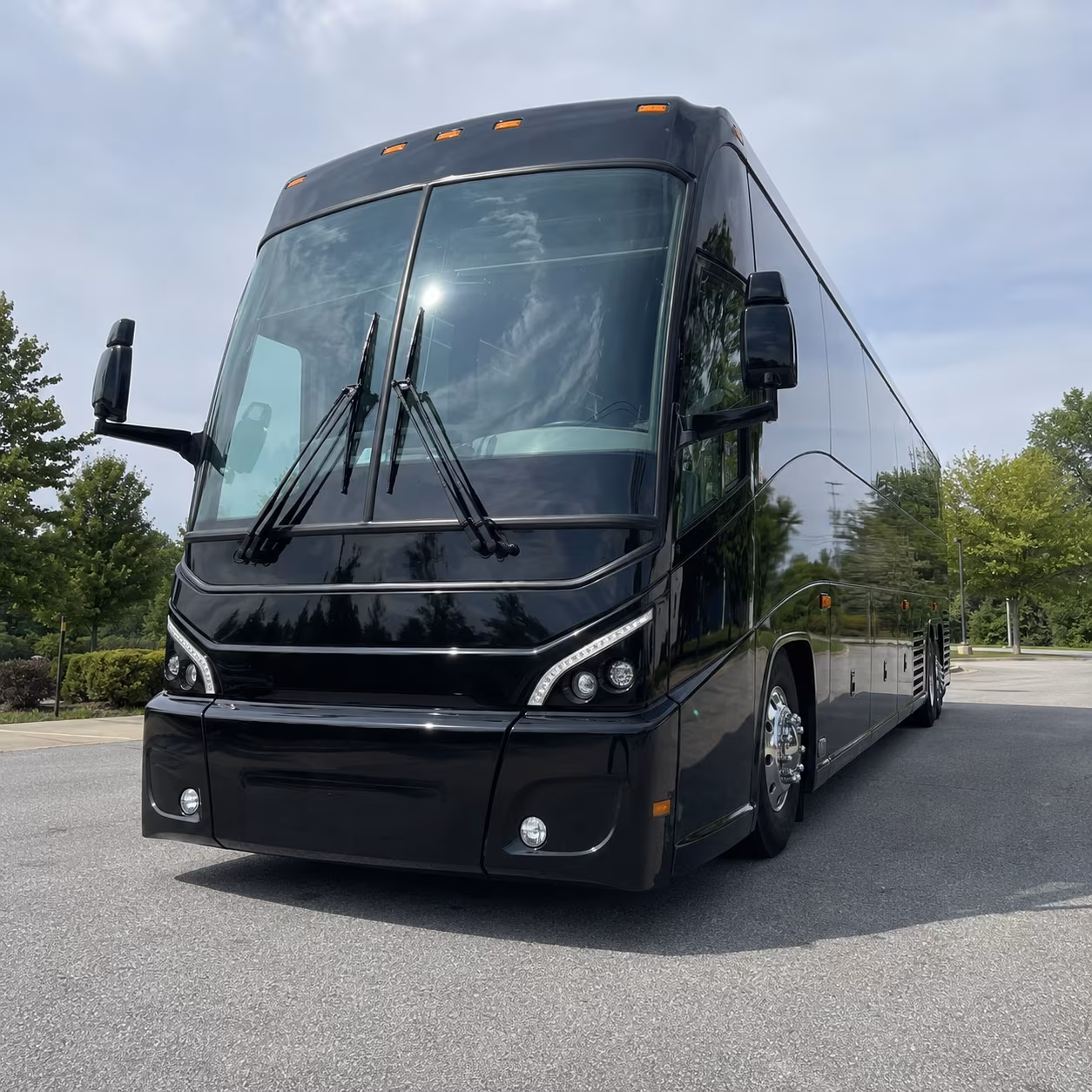 bus rental options for conway trips