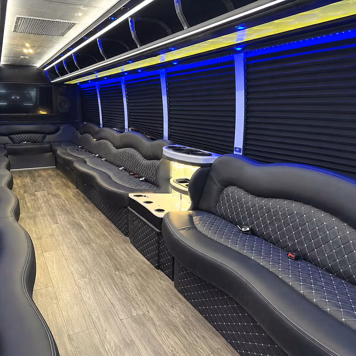 conway holiday party bus rental