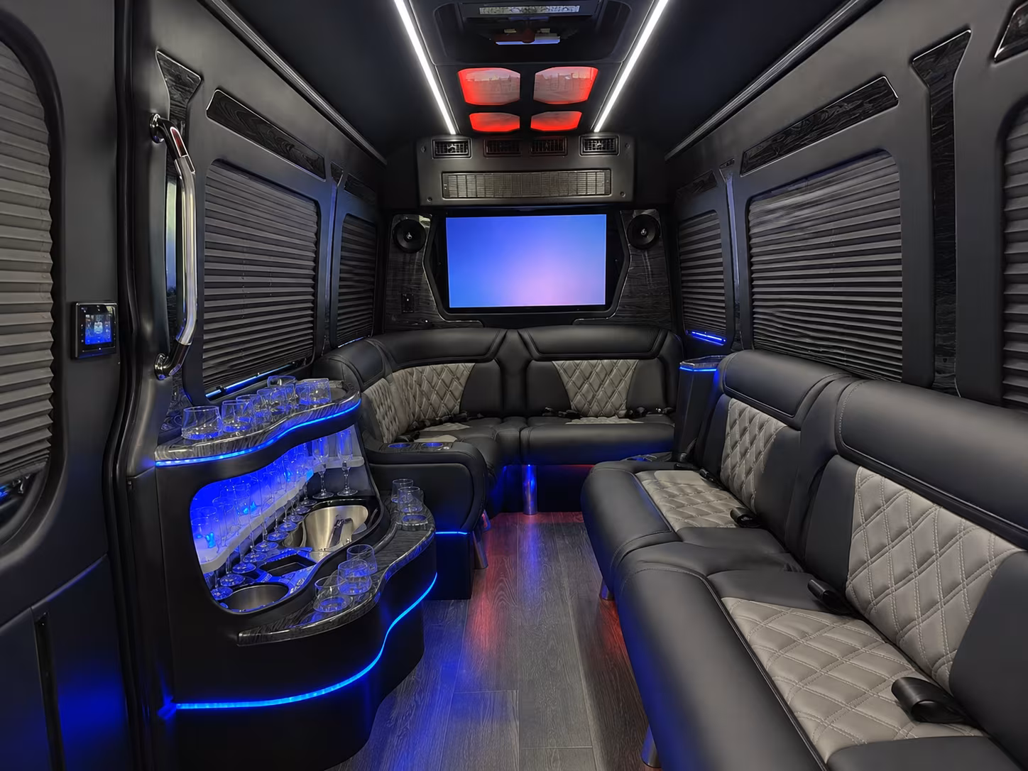 conway prom transportation onboard seating