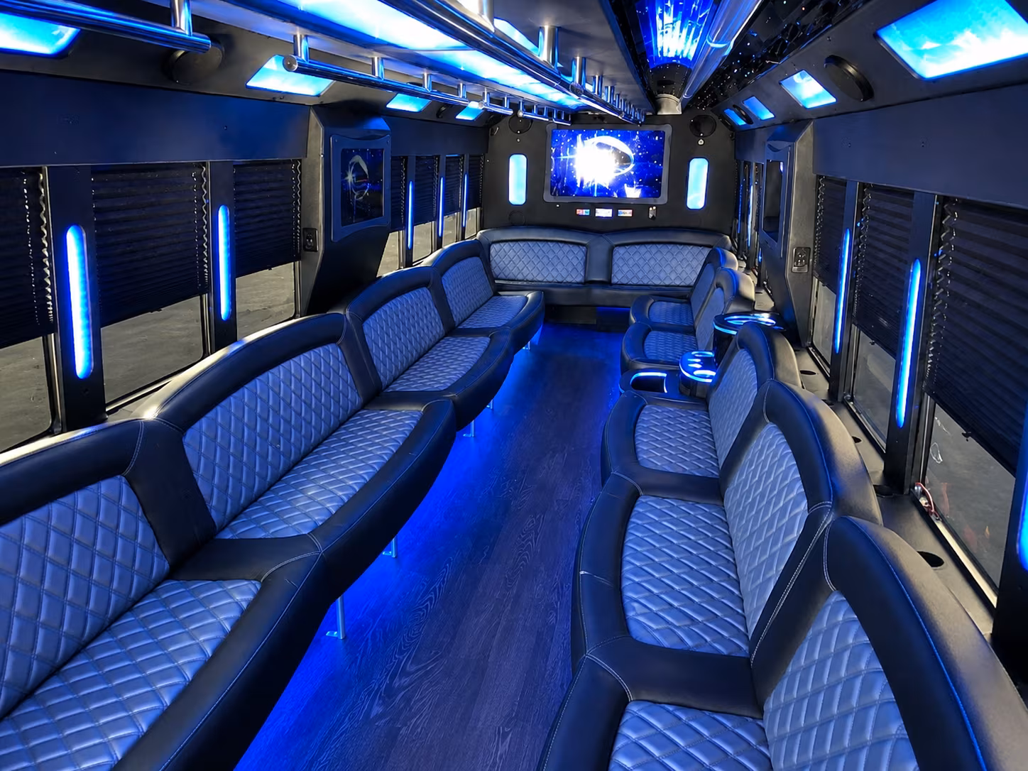 conway sporting event party bus rental