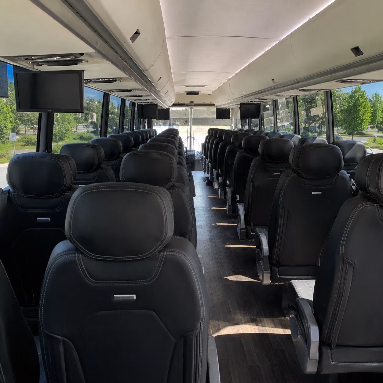 rogers rent a long distance charter bus in rogers