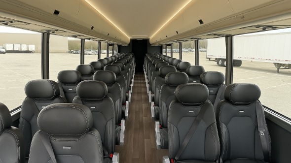 Interior of Charter Bus Company Conway's 20 Passenger Mini bus in Conway
