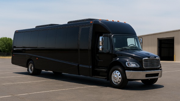 Exterior of Charter Bus Company Conway's 30 Passenger Minibus in Conway