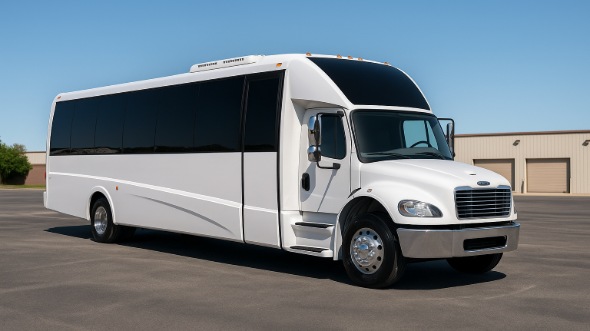 Exterior of Charter Bus Company Conway's 35 Passenger Minibus in Conway