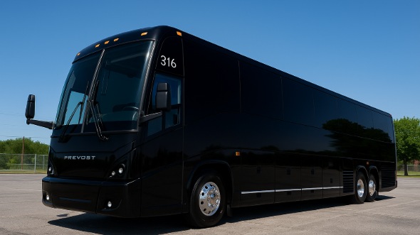 Exterior of Charter Bus Company Conway's 54 Passenger Charter Bus in Conway