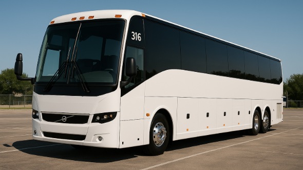 Exterior of Charter Bus Company Conway's 55 Passenger Charter Bus in Conway