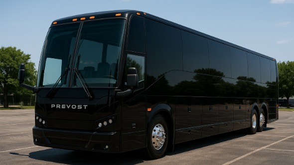 Exterior of Charter Bus Company Conway's 56 Passenger Charter Bus in Conway
