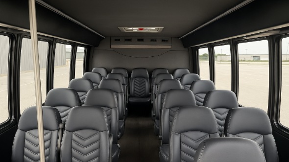 conway 25 passenger minibus inside