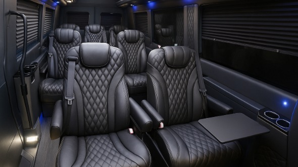 conway sprinter van with driver rental