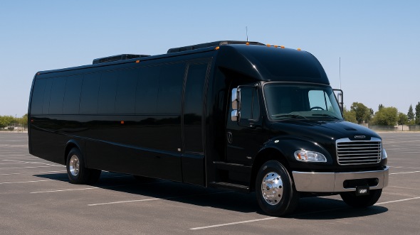 Exterior of Charter Bus Company Conway's Party Bus in Conway